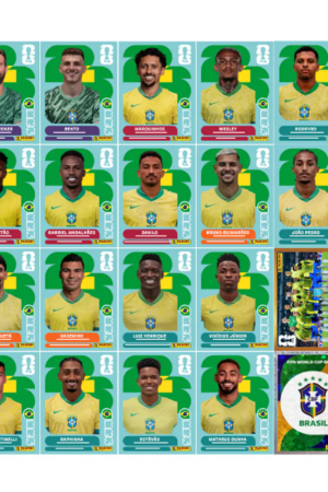 Figurinhas Brasil Copa do Mundo 2026 para Imprimir – Seleção Completa (PDF)