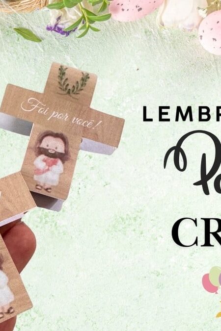 Lembrancinha de Páscoa Cristã: Cruz Porta-bis - pdf