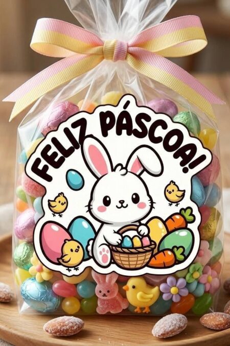 Card Feliz Pascoa para imprimir Recortar e Colar