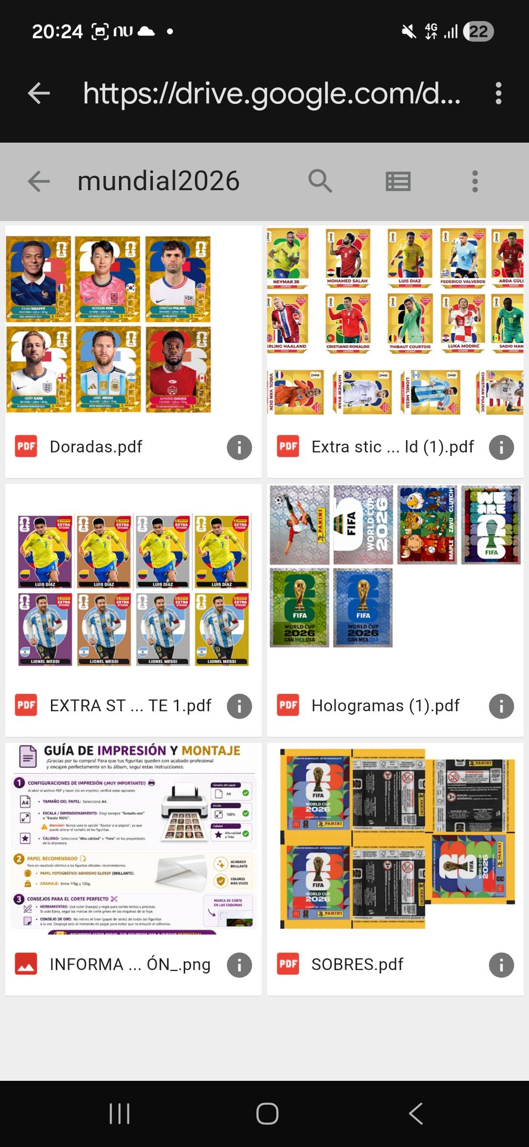 Figurinhas da Copa do Mundo 2026 para Imprimir – Kit Completo com +980 Figurinhas - Imagem 3