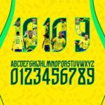 Letras e números da seleção brasileira copa do mundo 2026