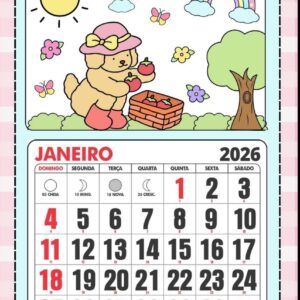 Arquivo Digital Calendario 2026 Bobbie Goods Mes a Mes