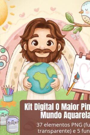 Kit Digital o Maior Pintor do Mundo Aquarela