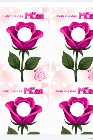 Cartão Xuxinha de Cetim Dia das Mães - PDF