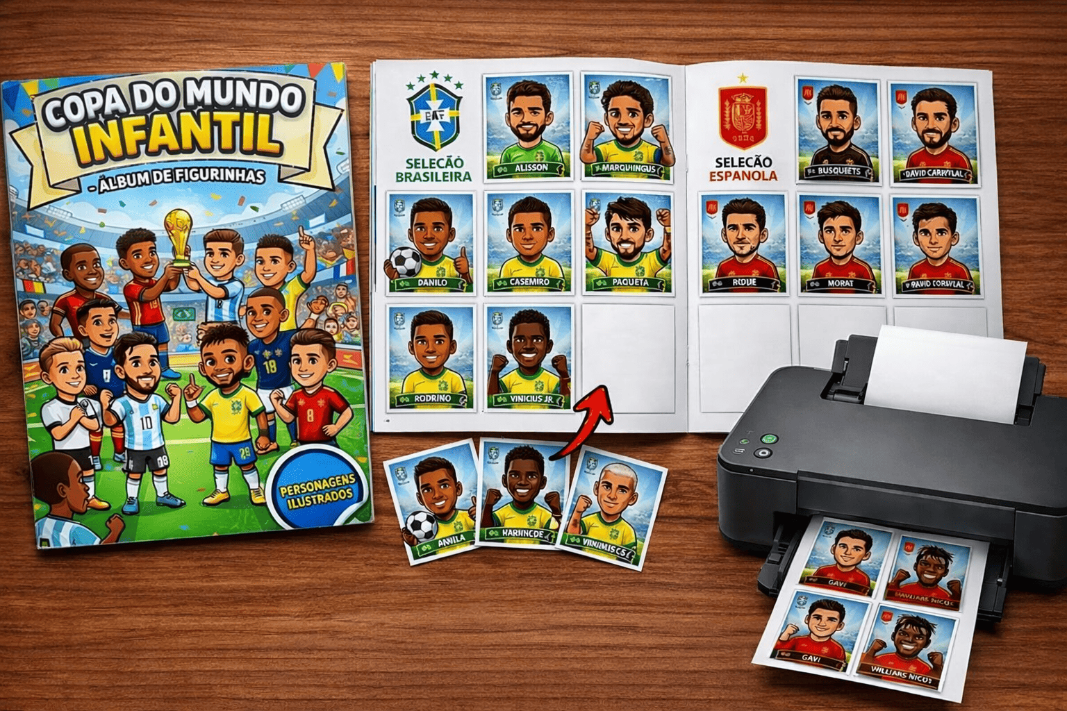 Album Copa do Mundo Kids 2026 - Arquivo Digital