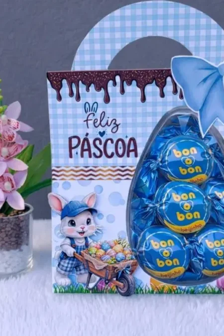 Arquivo Digital Especial De Páscoa 3 Sacolas Blister 250g Pdf