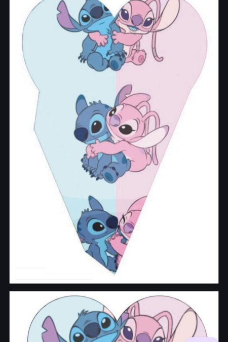 Buquê cone do Stitch 7 Artes em PDF