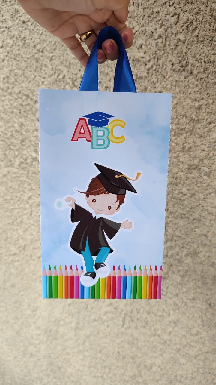 Arquivo Digital Sacolinha Formatura ABC (Tamanho M) - 4 Modelos Inclusos