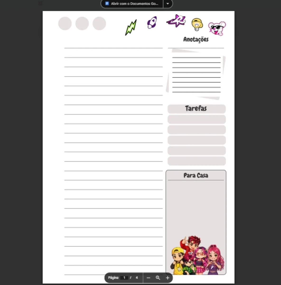 Arquivo Digital Agenda Escolar dos Rosa pdf - Envio Rápido - Imagem 2