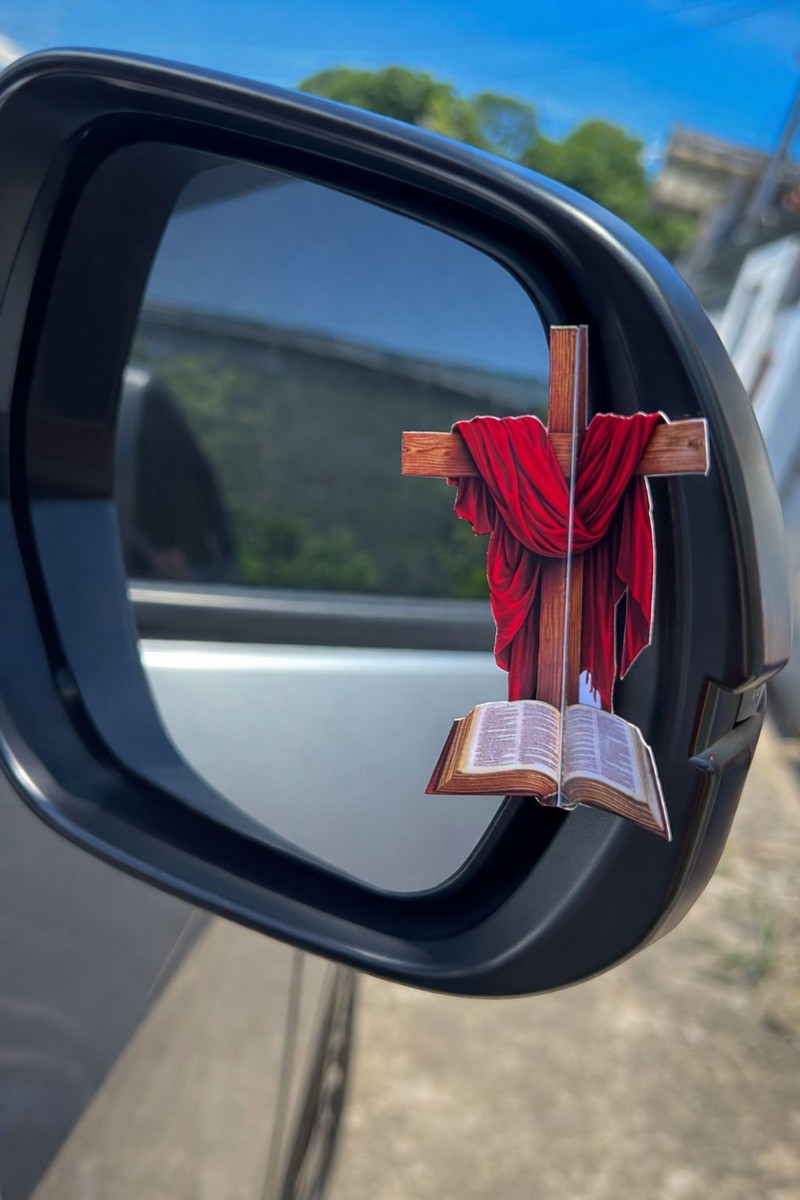 Arquivo Digital Cartão para Retrovisor de Carro Cristão - Envio Imediato - Imagem 3