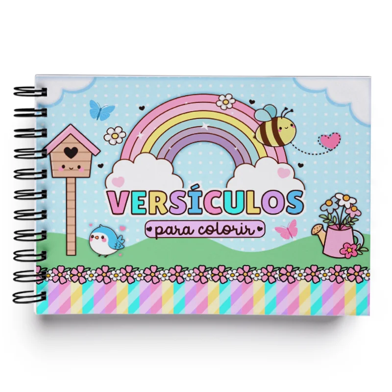 Arquivo Digital Colorir Versículos Bíblicos - Para Adultos e Crianças