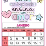 Calendário 2026 com frases bíblicas para imprimir PDF