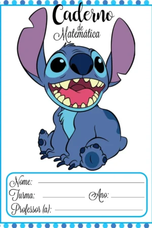 Capas de caderno Lilo e Stitch para imprimir – PDF