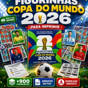 Figurinhas da Copa do Mundo 2026 para Imprimir – Kit Completo com +980 Figurinhas