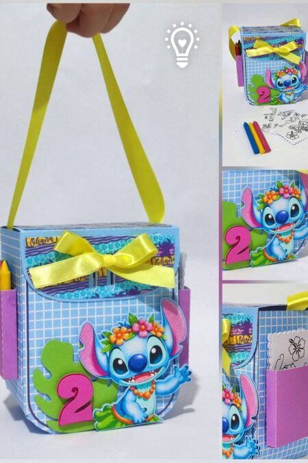 ARQUIVO DE CORTE MOCHILA STITCH (STUDIO E PDF)