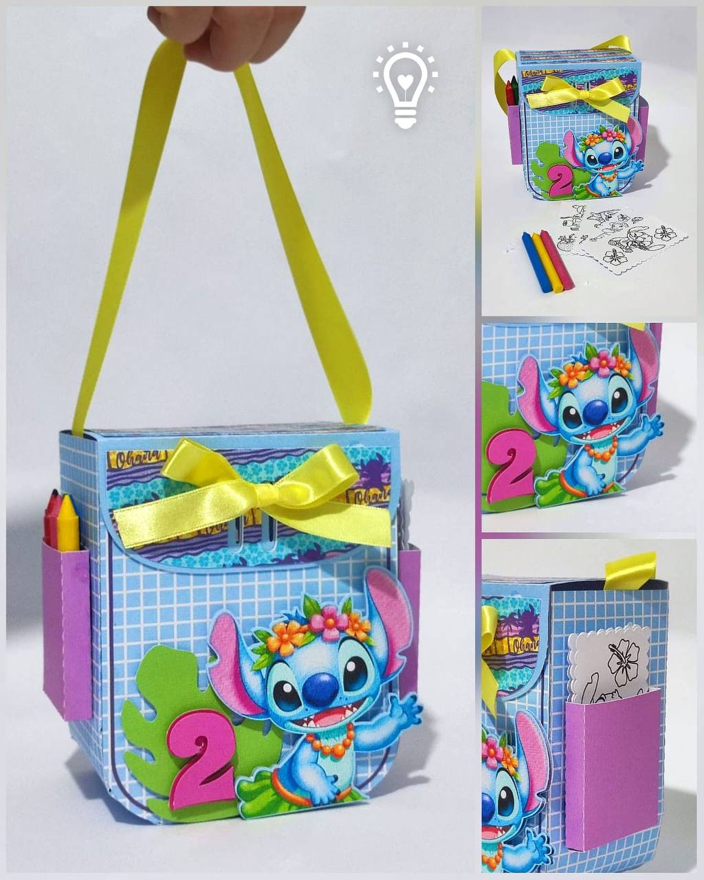 ARQUIVO DE CORTE MOCHILA STITCH (STUDIO E PDF)