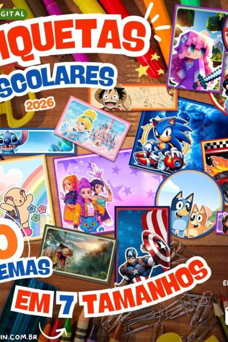 ARQUIVO DIGITAL – ETIQUETAS ESCOLARES 2026
