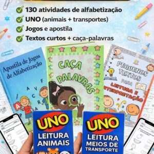 Arquivo Digital Kit Extra da Leitura Alfabetização e Jogos