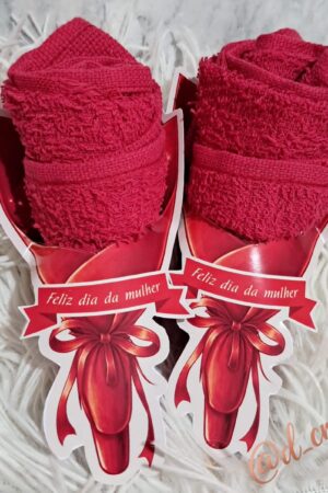 Arquivo Dia da Mulher Card Buquê Toalha