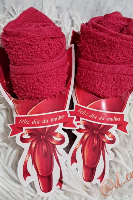 Arquivo Dia da Mulher Card Buquê Toalha