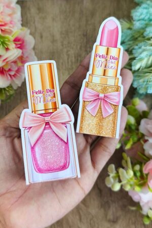 Arquivo Digital Batom e Esmalte Porta Batom em Png