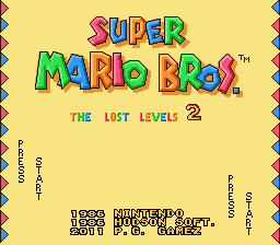 Super Mario Bros The Lost Levels 2