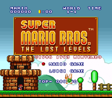 Jogar Super Mario Bros The Lost Levels Gratis Online