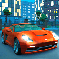 3D Night City: 2 Player Racing