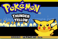 Pokemon Thunder Yellow (GBA)
