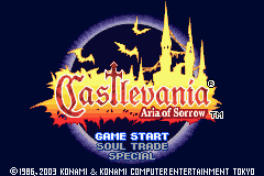 Castlevania – Aria of Sorrow GBA
