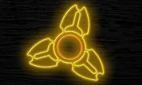 Fidget Spinner Neon Glow