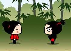 Pucca and Garu Fight