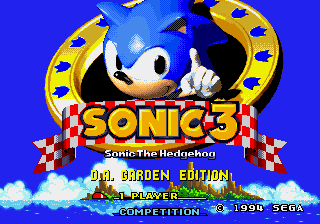 Jogar Sonic 3 – D.A. Garden Edition Gratis Online