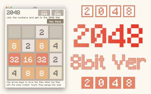 2048 Game – 8Bit Version