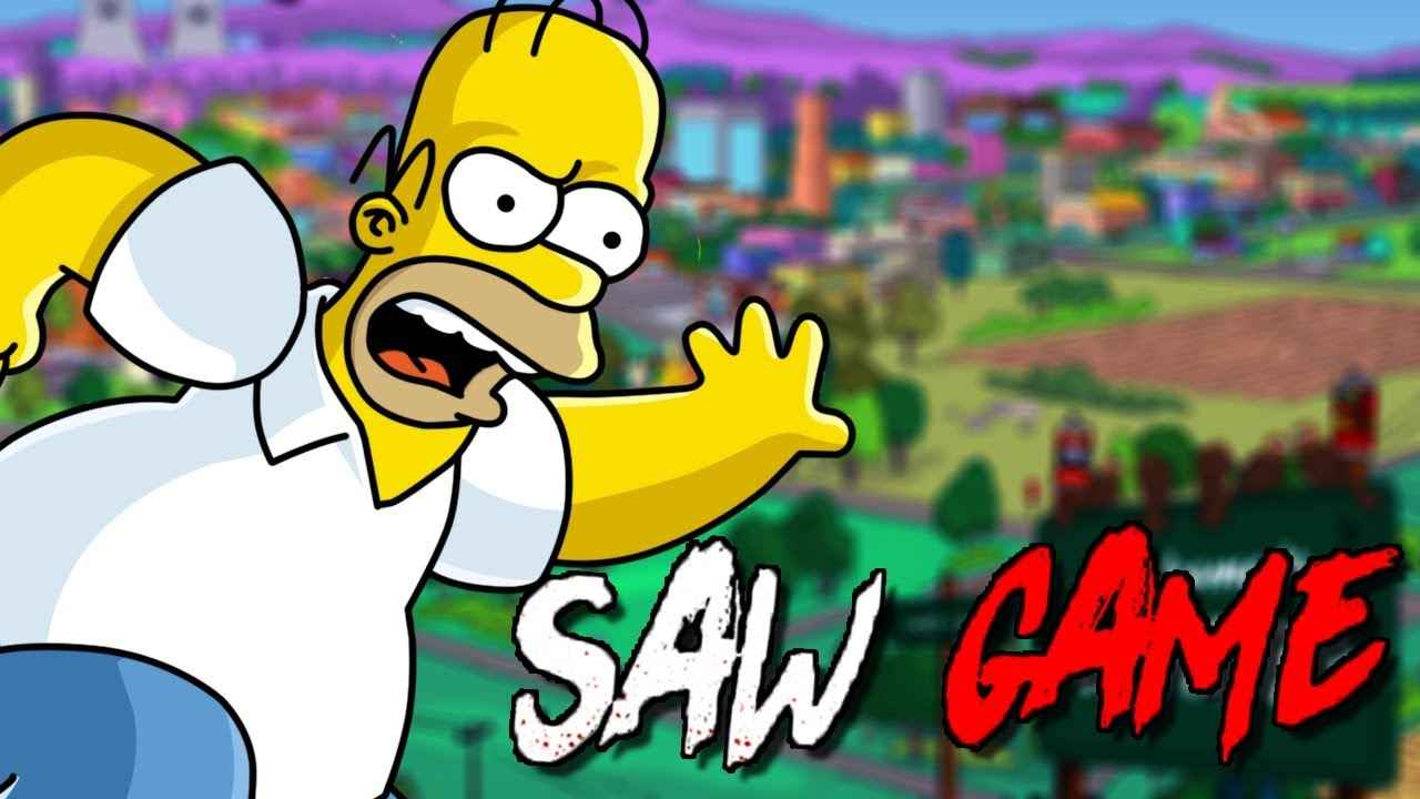 HOMER SIMPSON SAW GAME