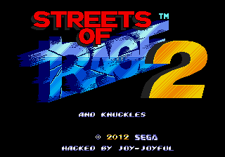 Streets of Rage 2 and Knuckles