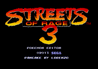 Streets of Rage 3 – Pokemon Edition - Jogos Online