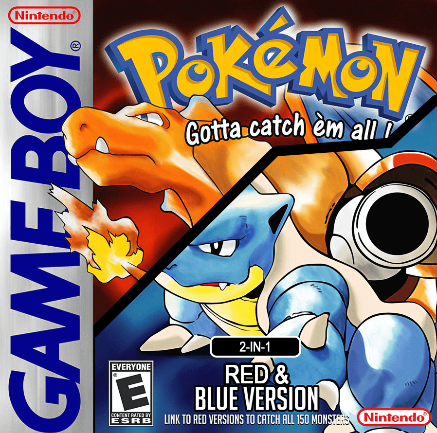 Pokemon Red and Blue 2-in-1