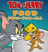 Play Tom and Jerry. Food Free-For-All