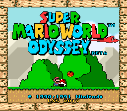 Super Mario World ODYSSEY no Super Nintendo