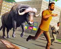 Angry Bull Attack Wild Hunt Simulator