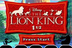 The Lion King 1 1-2 – GBA