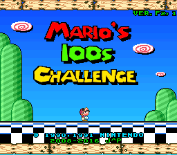 Super Mario World Hacks – Mario’s 100s Challenge