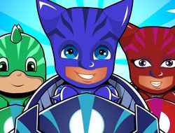Jogar PJ Masks Kids Car Racing 3D Gratis Online