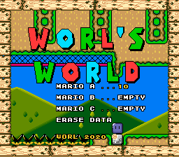 Super Mario World Hacks – Worl’s World