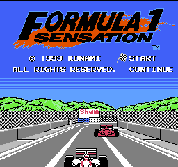 Formula 1 Sensation – NES - Jogos Online