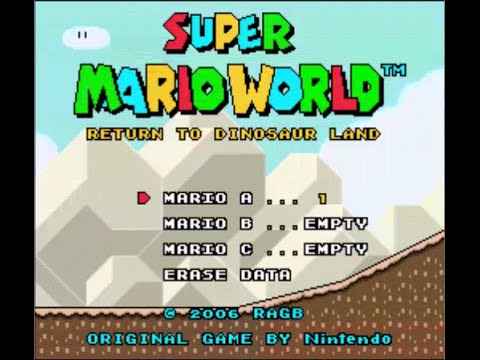 Super Mario World Retornar à Terra Dinossauro - Jogos Online