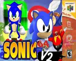 Sonic in Super Mario 64 V2