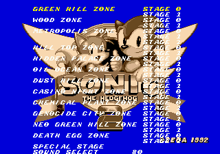 Sonic the Hedgehog 2 (Simon Wai prototype)