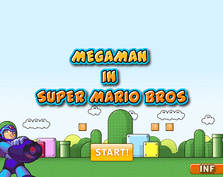 MEGAMAN IN SUPER MARIO BROS 2020